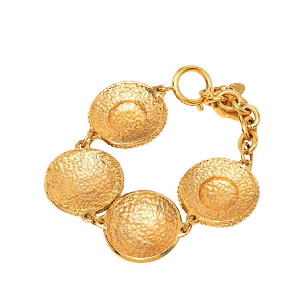 CHANEL Gold Logo Charm Bracelet - Picture 2 of 6